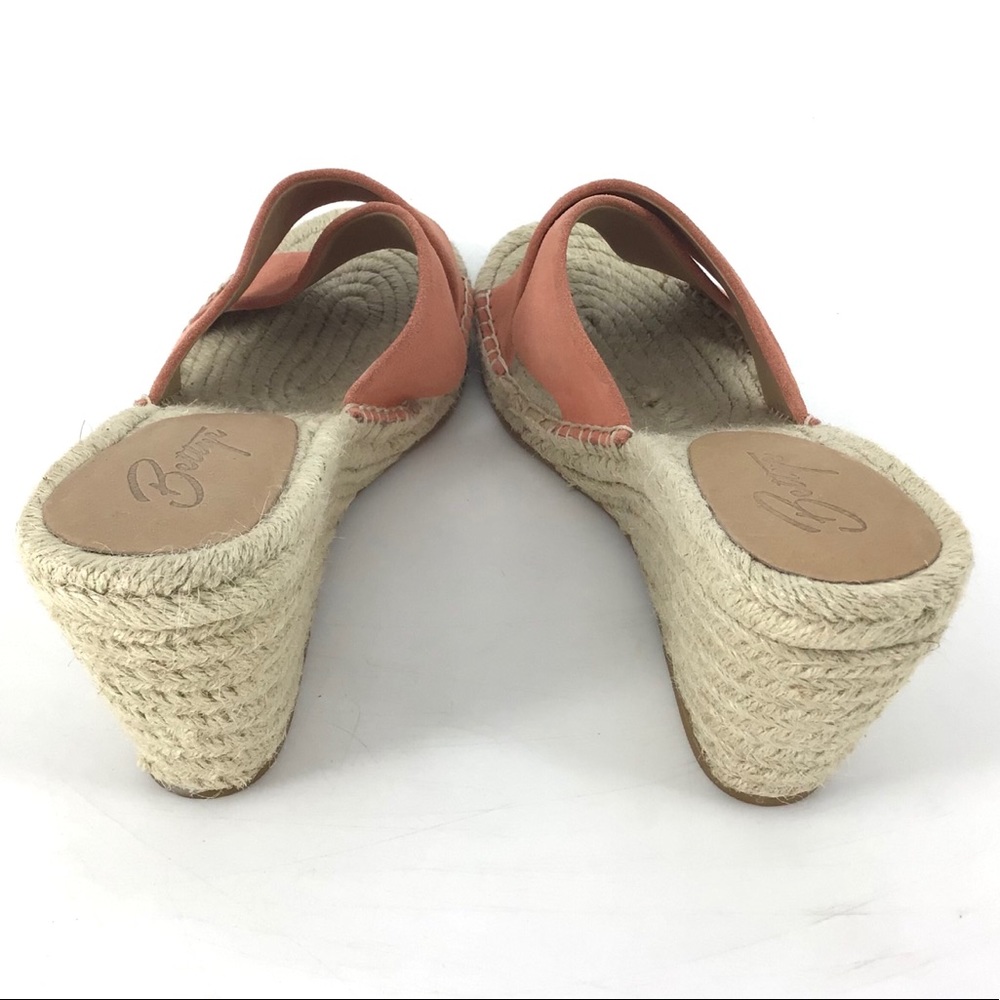NEW Bettye Muller Hanna Coral Espadrille Wedge - Picture 5 of 6